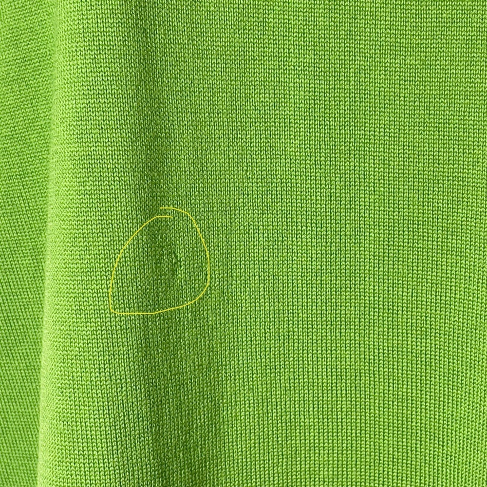Escada Margaretha Ley Green Grass Merino Wool Crew Neck Top - Vintage - Picture 10 of 10